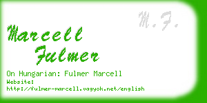 marcell fulmer business card